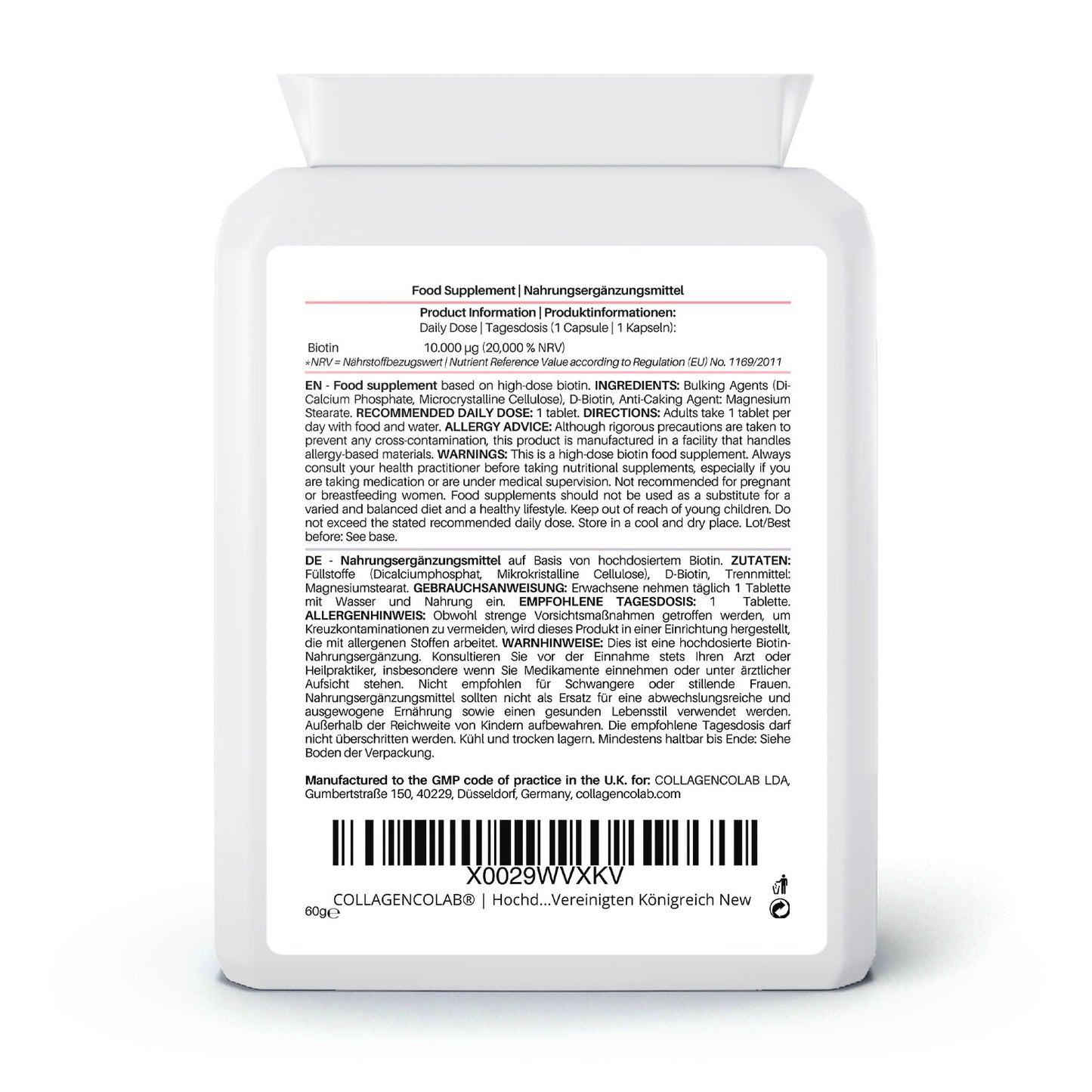 Hair, Skin & Nails - Biotin Complex